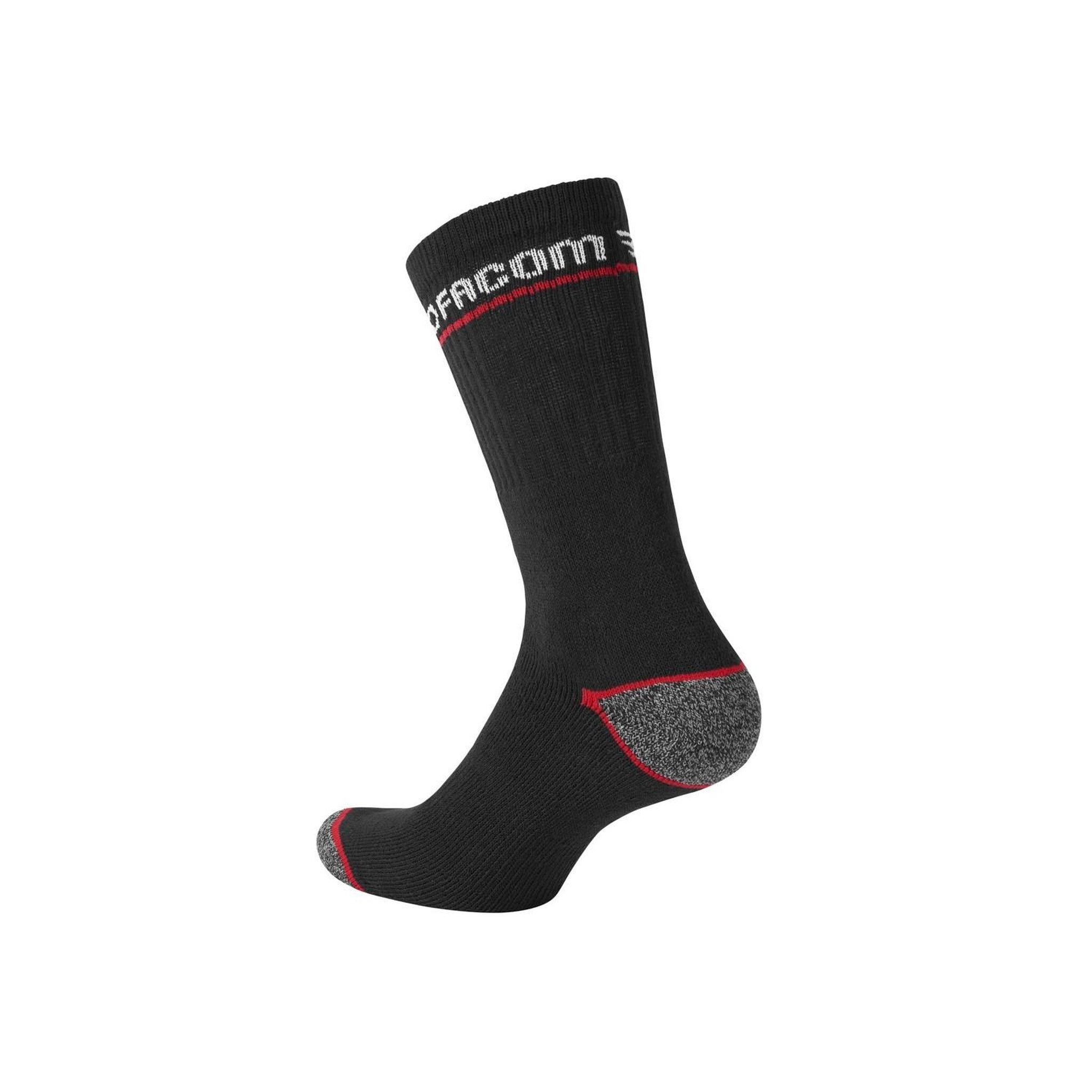 Voir la diapositive 4 : FACOM Lot de 6 Paires de Chaussettes longues de travail homme Red