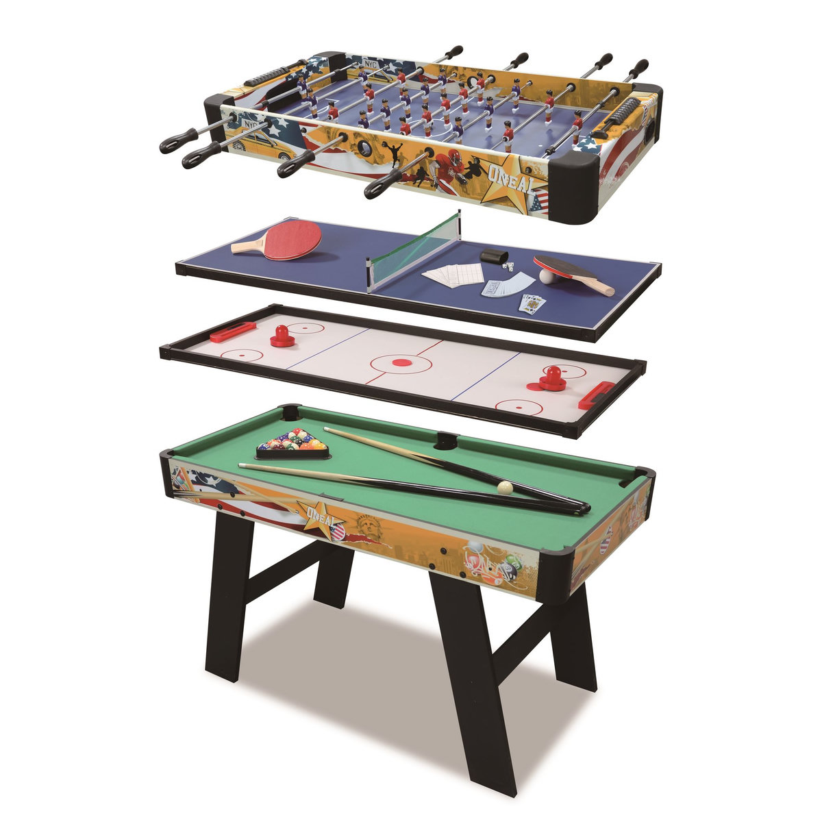 Table multi jeux 7en1