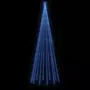 VIDAXL Sapin de Noël avec piquet 732 LED Bleues 500 cm