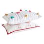 Voir la diapositive 3 : ACTUEL Coussin déco enfant rectangulaire en coton motif oiseau 