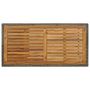 Voir la diapositive 3 : VIDAXL Ensemble de bar de jardin 5 pcs et coussins Resine tressee Gris