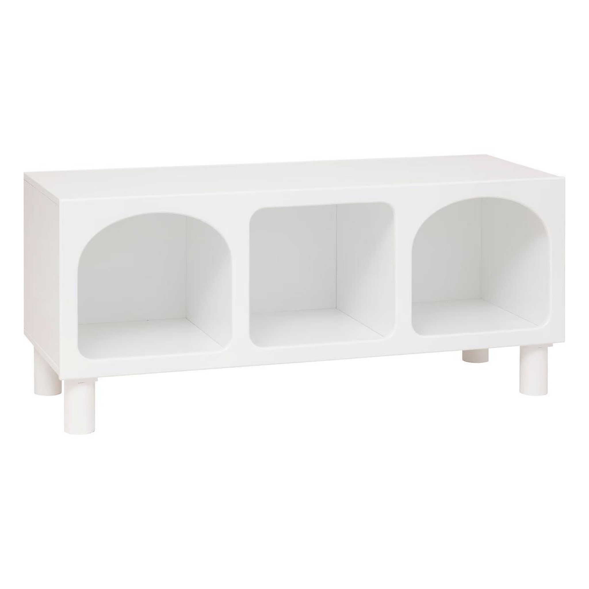 Atmosphera Kids Commode enfant 3 niches  tara  90cm blanc