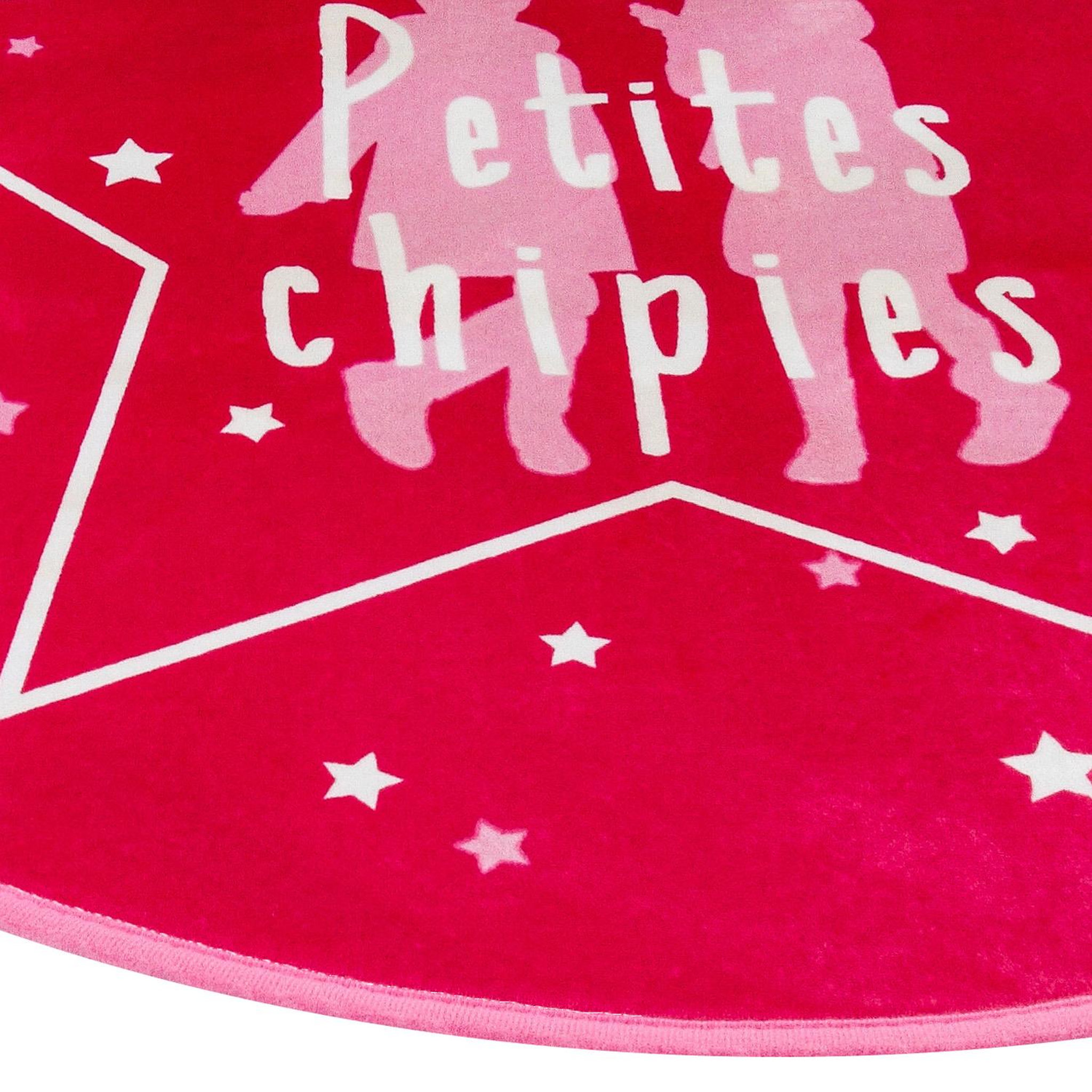 Voir la diapositive 2 : ATMOSPHERA Tapis microfibre Girls - Diam. 70 cm.