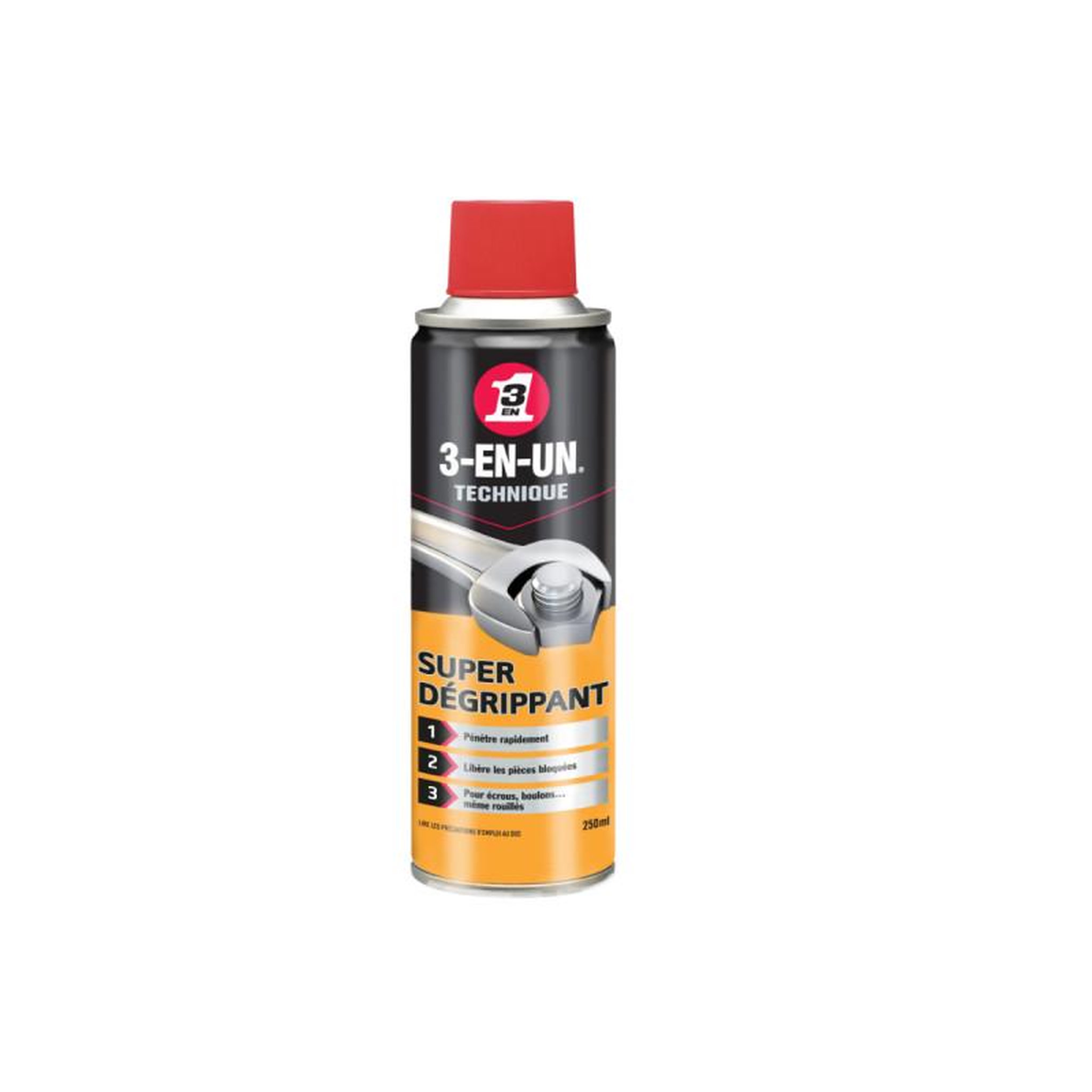 3-EN-UN Super Dégrippant aérosol 3-EN-UN - 250 ml