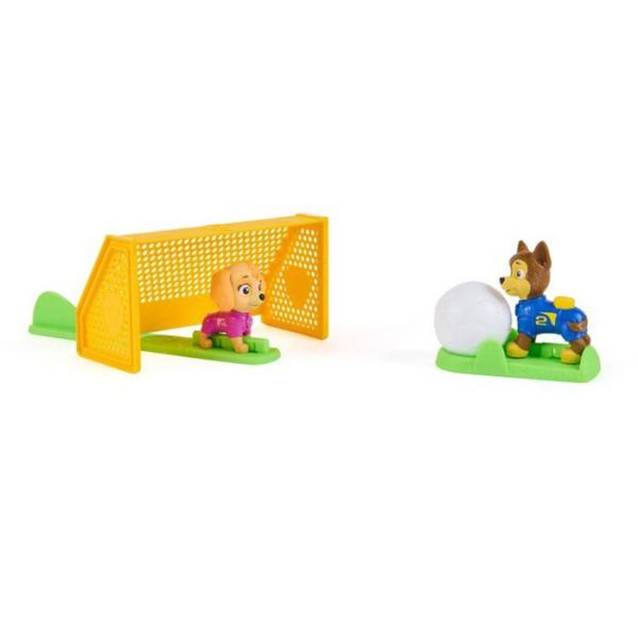 Voir la diapositive 4 : Spin Master Pack Chase et Stella Football La Pat' Patrouille - 2 Figurines + Cage de But - SPIN MASTER - A partir de 3 ans