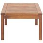 Voir la diapositive 5 : VIDAXL Salon de jardin avec coussins 4 pcs Bois d'acacia solide