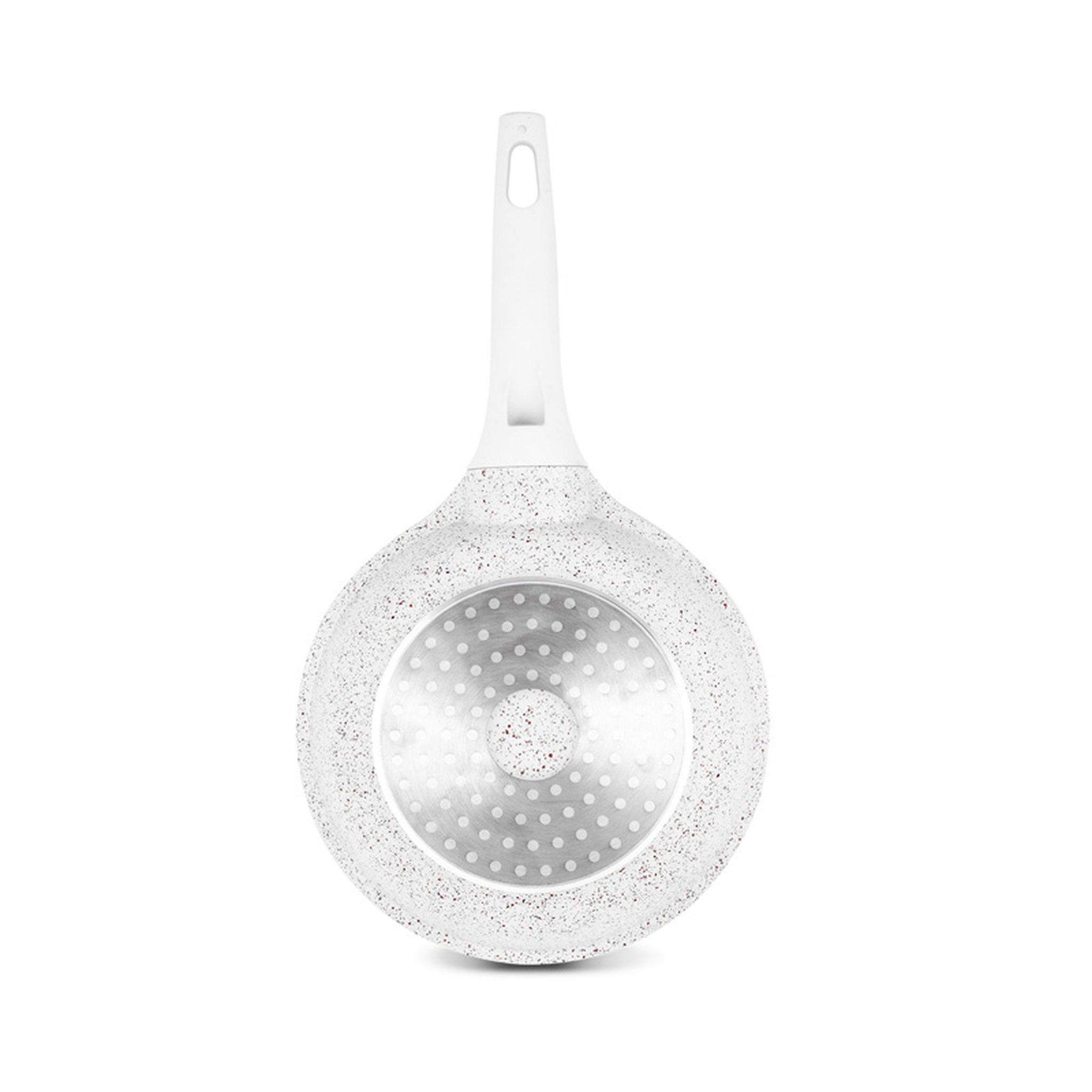 Voir la diapositive 3 : Poêle induction fonte d'aluminium 24 cm COPPER WHITE