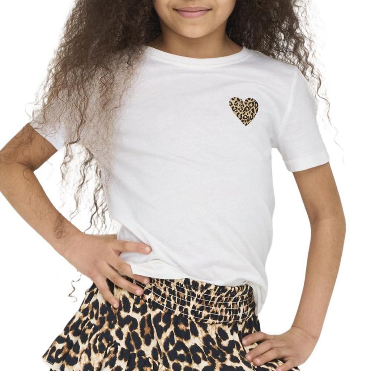 Only T shirt  Fille Only Nina