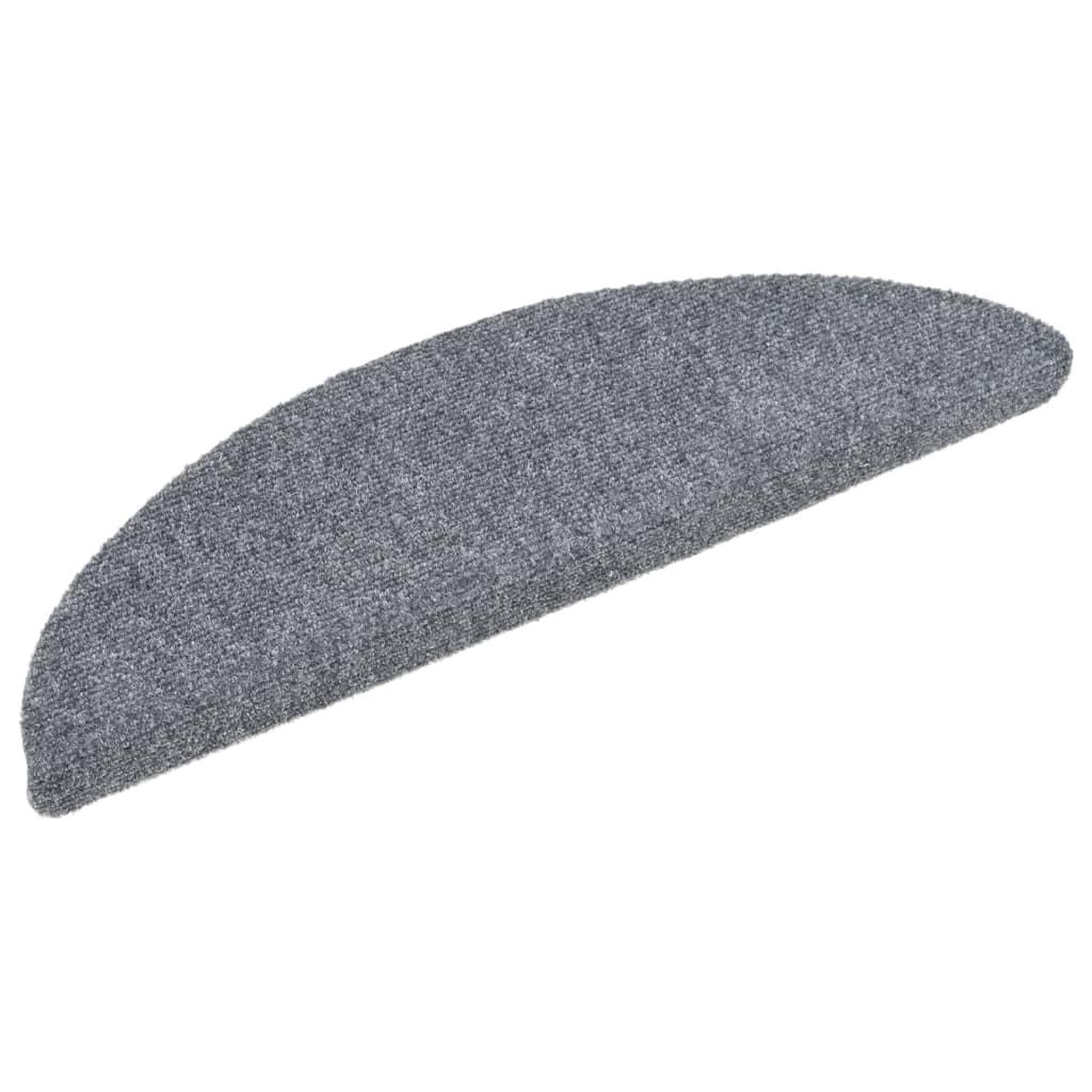 Voir la diapositive 3 : VIDAXL Tapis autoadhesifs de marches 10 pcs Gris clair 56x17x3 cm
