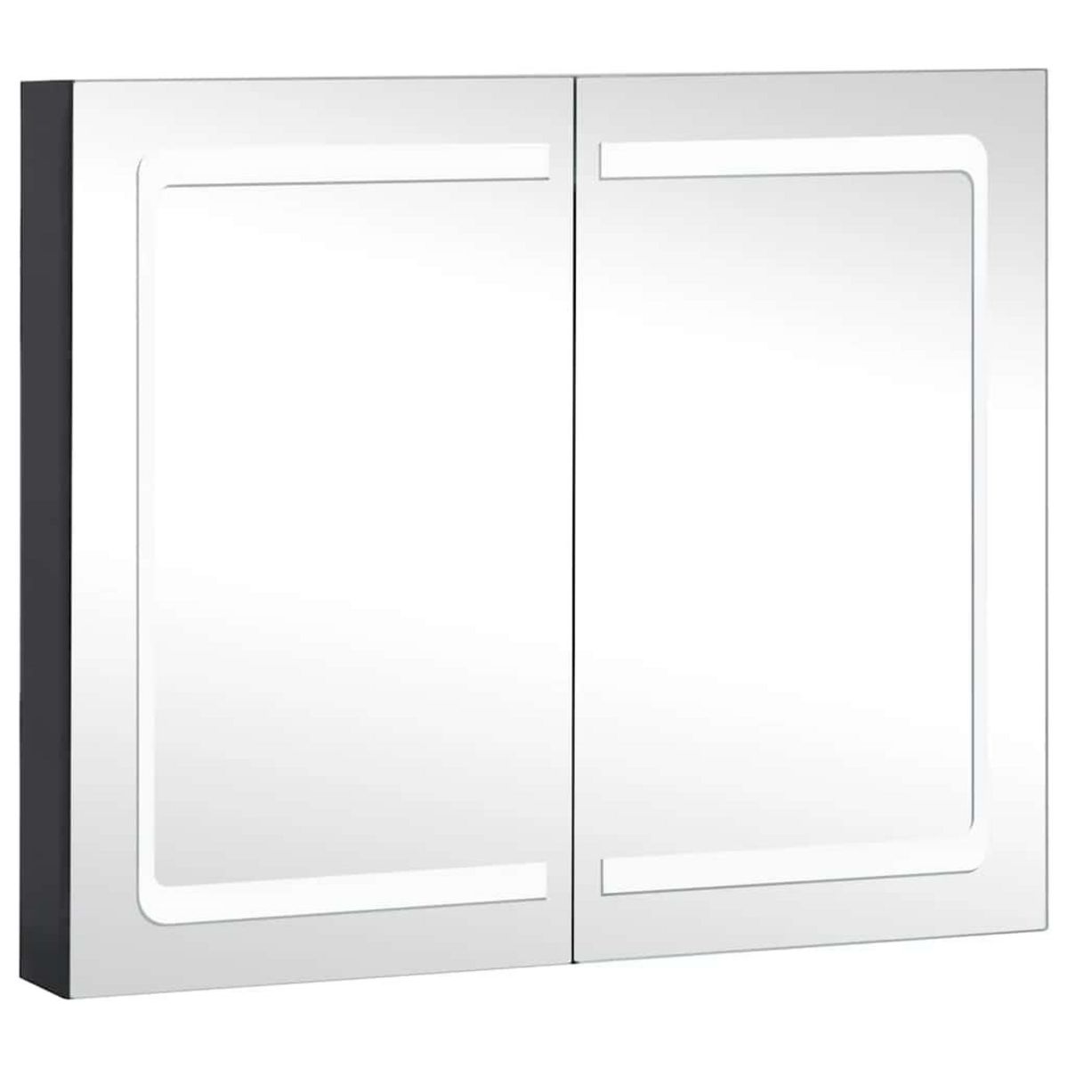 VIDAXL Armoire de salle de bain a miroir LED 80x12,2x68 cm