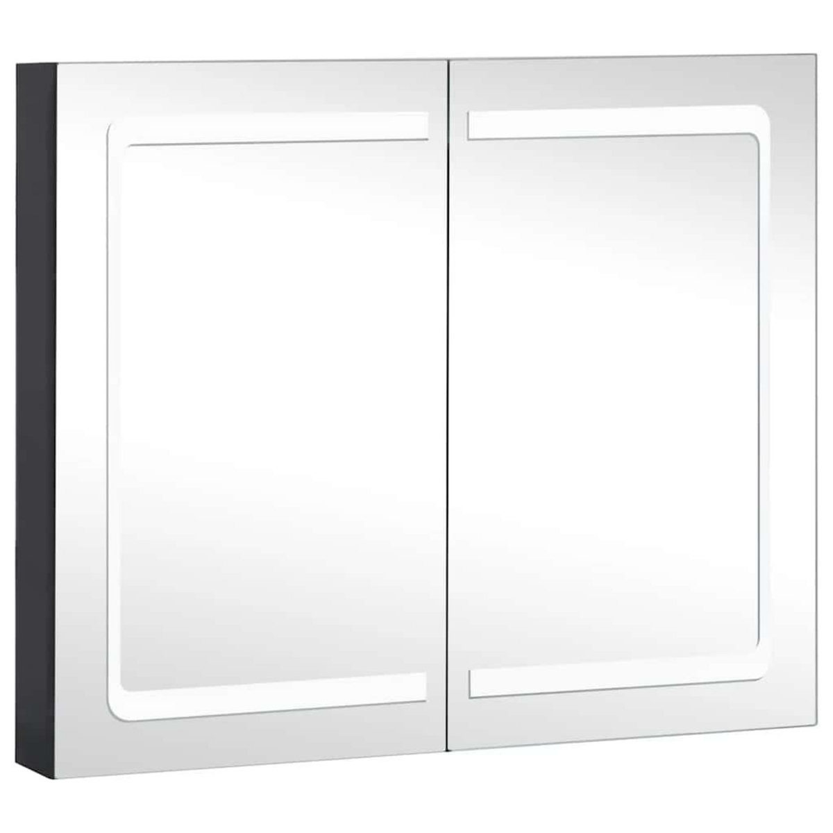 VIDAXL Armoire de salle de bain a miroir LED 80x12,2x68 cm