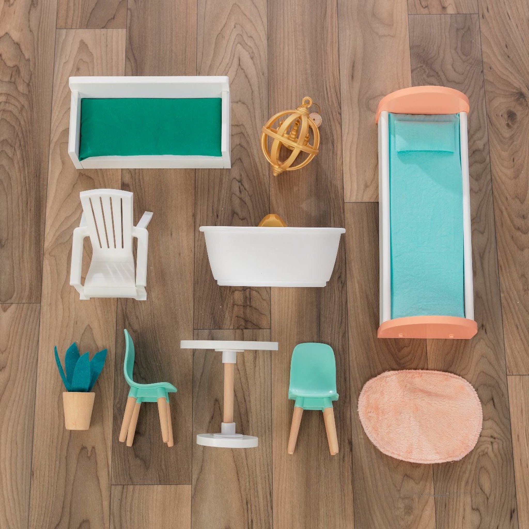 Voir la diapositive 8 : Kidkraft Maison de poupées en bois - Emily