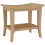 Voir la diapositive 2 : VIDAXL Table d'appoint de salle de bain 50x35x45cm bois de teck solide