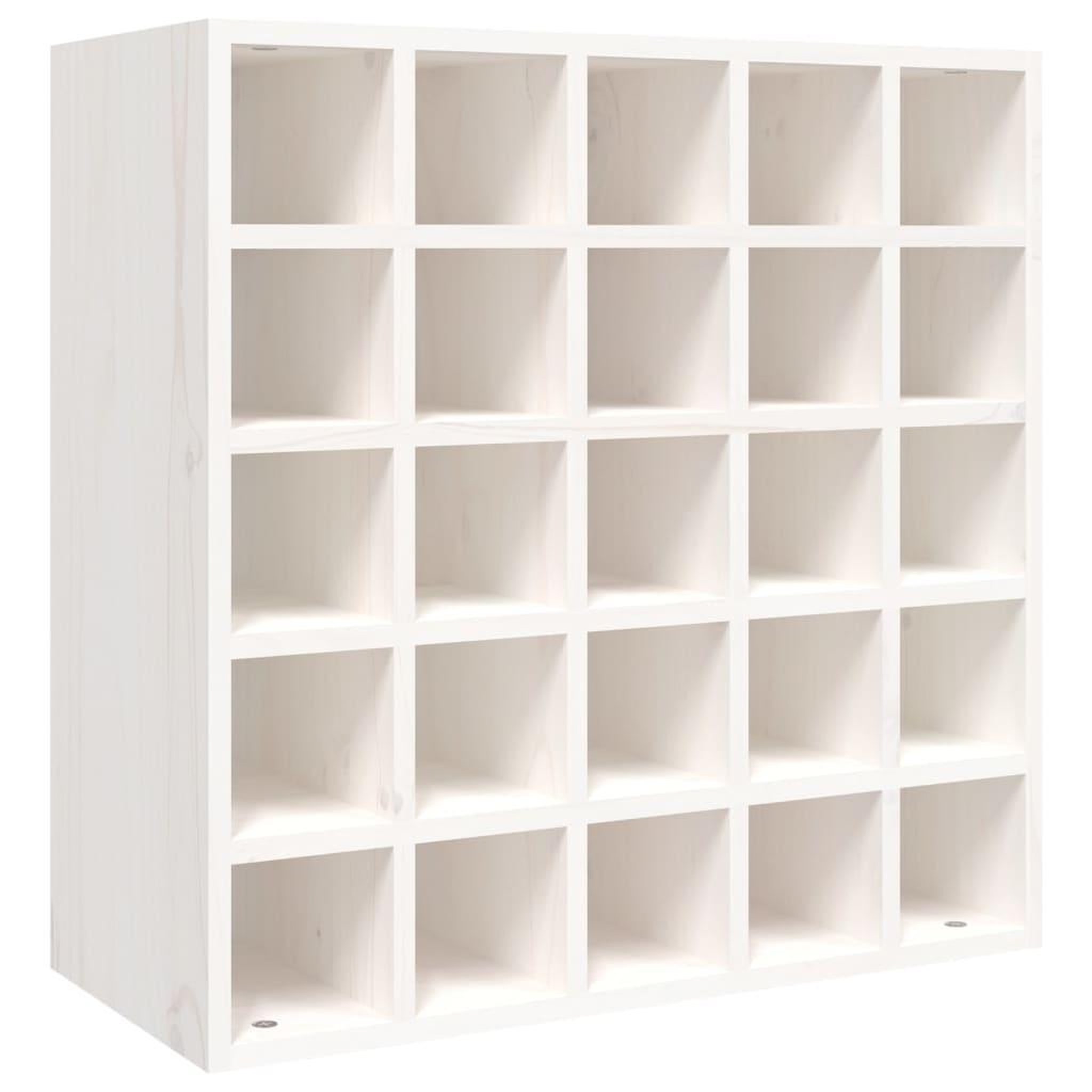 Voir la diapositive 2 : VIDAXL Armoire a vin Blanc 56x25x56 cm Bois de pin massif