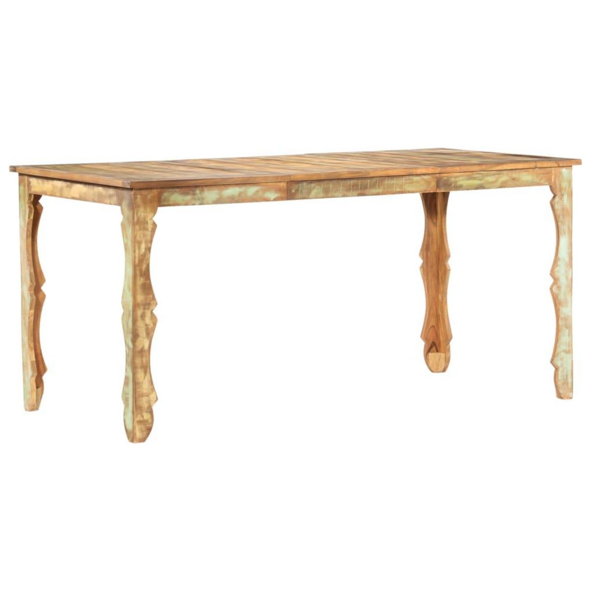 VIDAXL Table de salle a manger 160x80x76cm Bois de recuperation massif