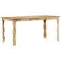 Voir la diapositive 5 : VIDAXL Table de salle a manger 160x80x76cm Bois de recuperation massif