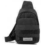 Cactus Sac bandoulière. Coloris disponibles : Noir, Vert