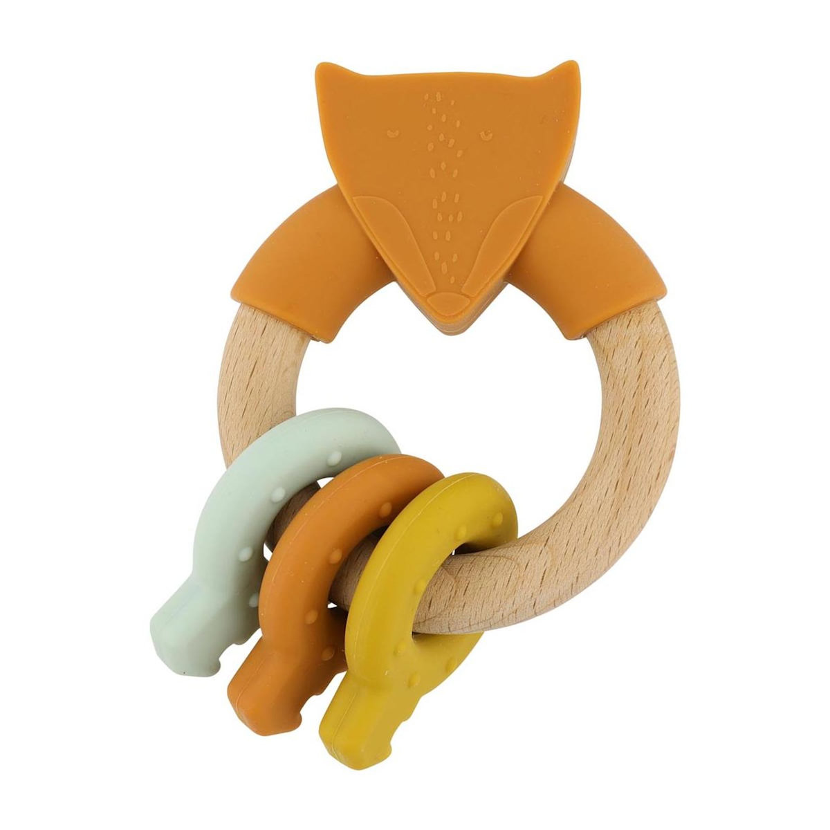 Trixie Anneau d'activite en silicone bois - Mr.Fox