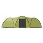 Voir la diapositive 4 : VIDAXL Tente igloo de camping 650x240x190 cm 8 personnes Vert