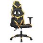 Voir la diapositive 2 : VIDAXL Chaise de jeu Noir et dore Similicuir