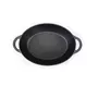 LIVOO Cocotte ovale en fonte 34cm noir - MEP138