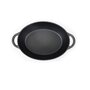 LIVOO Cocotte ovale en fonte 34cm noir - MEP138