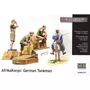 Master Box Figurines 2ème Guerre Mondiale : Tankistes allemands Afrika Korps et civil arabe