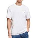 Lacoste T shirt  Homme Lacoste  Klassiek. Coloris disponibles : Blanc