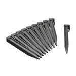 Nature Ancres pour bordure de jardin - PP, gris x10