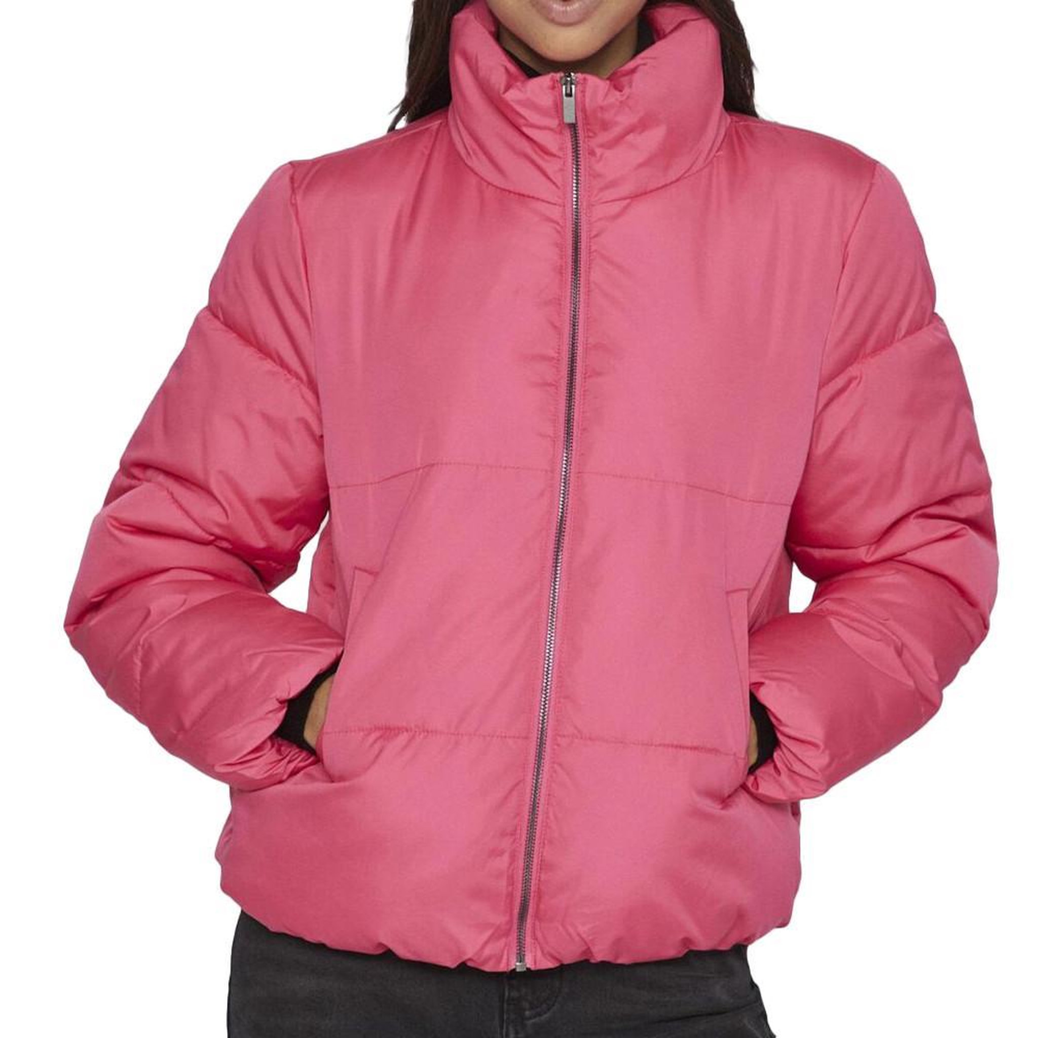 Voir la diapositive 1 : Vila Doudoune Rose Femme Vila Vitate