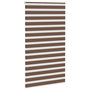 Voir la diapositive 3 : VIDAXL Store zebre marron 135x230cm largeur du tissu 130,9cm polyester