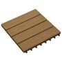 Voir la diapositive 3 : VIDAXL Carreau de terrasse en relief 11 pcs WPC 30x30 cm 1 m^2