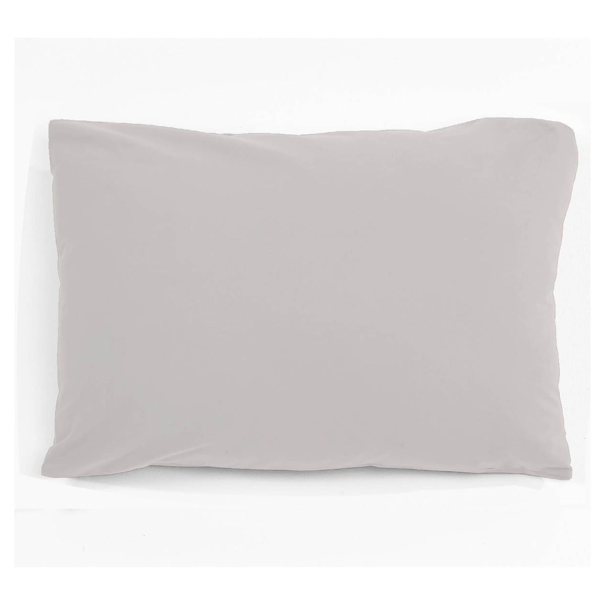 Taie d'oreiller unie en coton 47 fils 