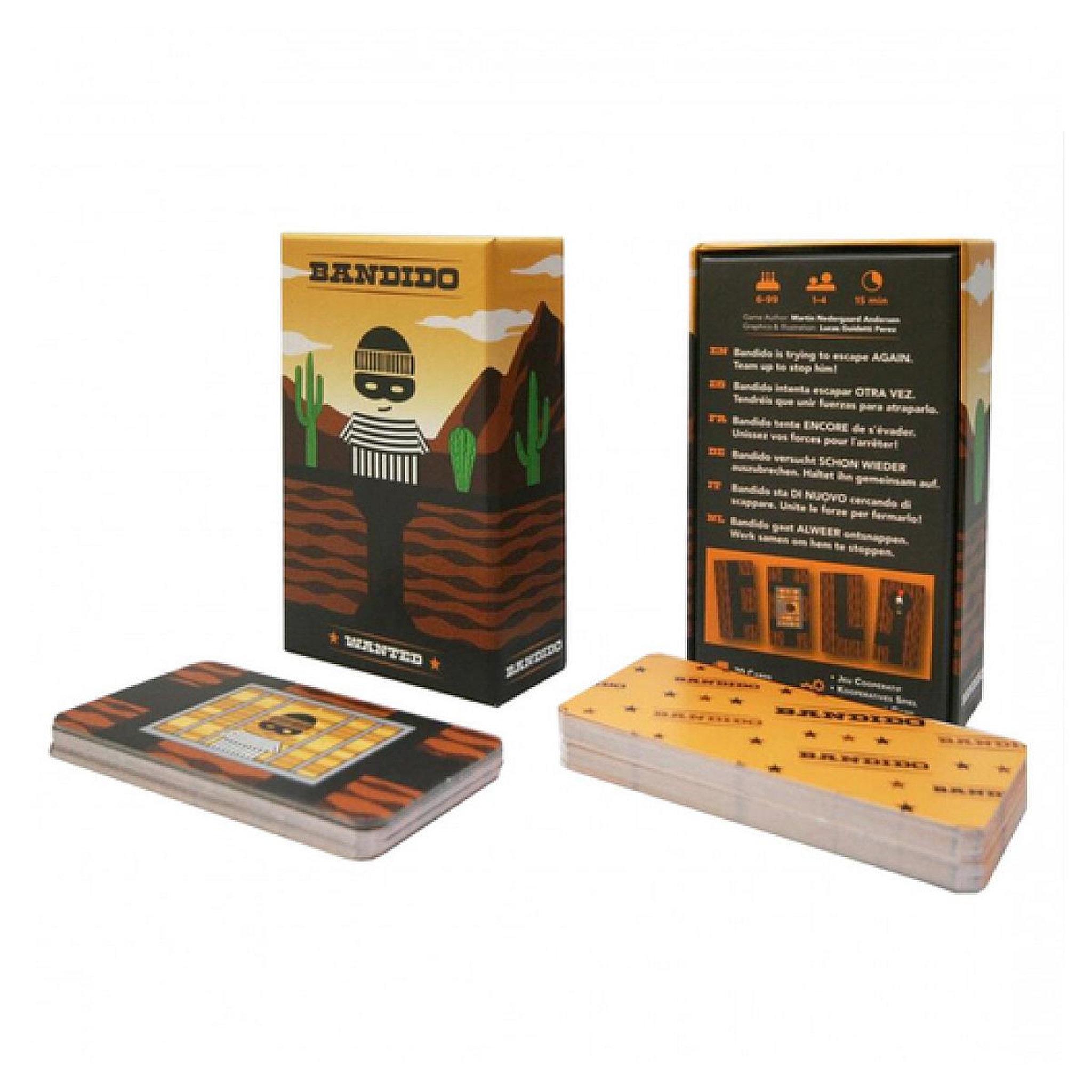Voir la diapositive 3 : Helvetiq Bandido - jeu de carte cooperatif