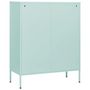 Voir la diapositive 5 : VIDAXL Commode Vert menthe 80x35x101,5 cm Acier
