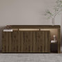 Voir la diapositive 2 : Habitat et Jardin Buffet en bois  Beliz  - 170 x 35 x 80 cm - Noyer Antique