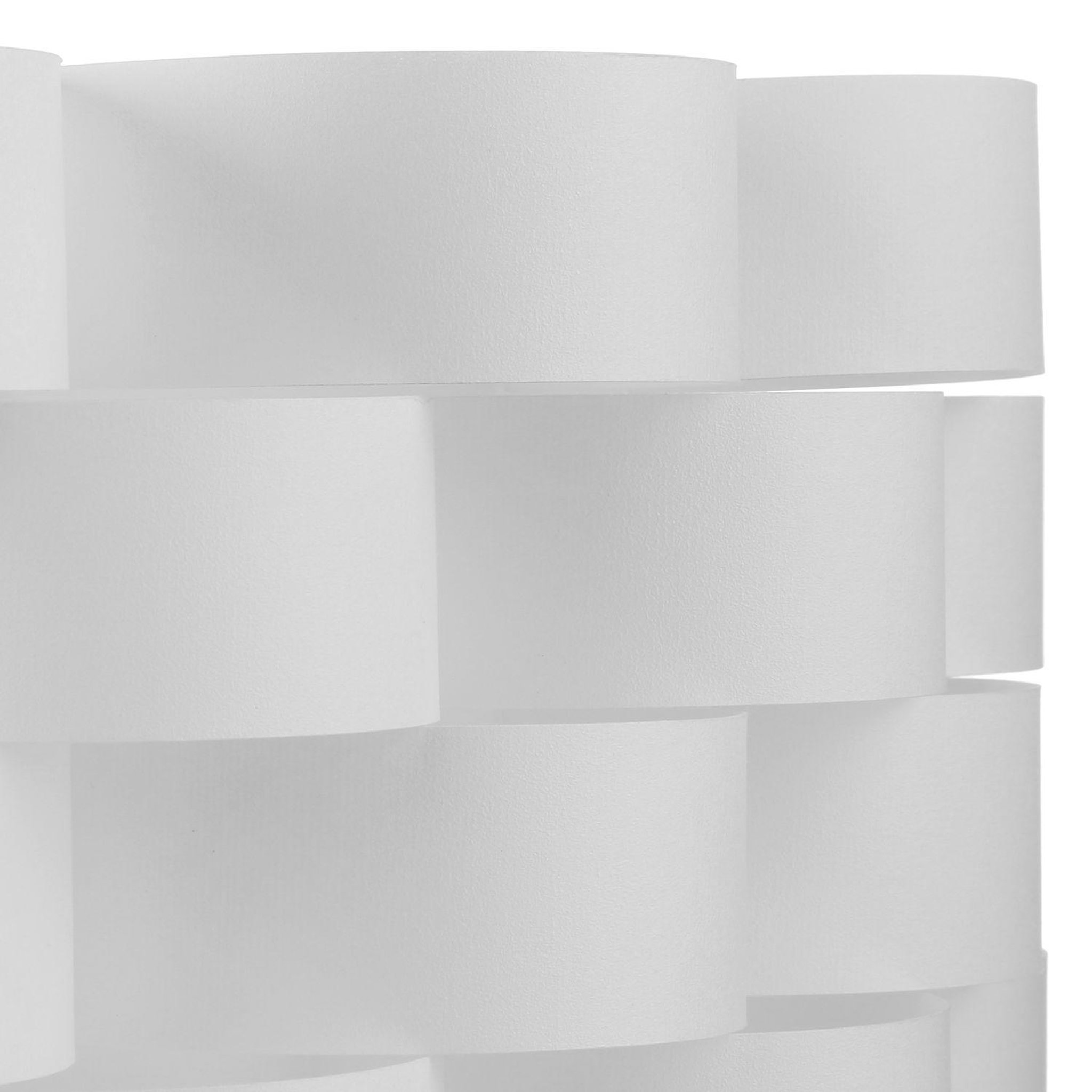 Voir la diapositive 2 : ATMOSPHERA Suspension scandinave Moki - Diam. 42 cm - Blanc
