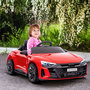 Voir la diapositive 2 : HOMCOM Véhicule électrique enfant Audi RS e-tron GT V. max. 5 Km/h télécommande effets sonores + lumineux rouge