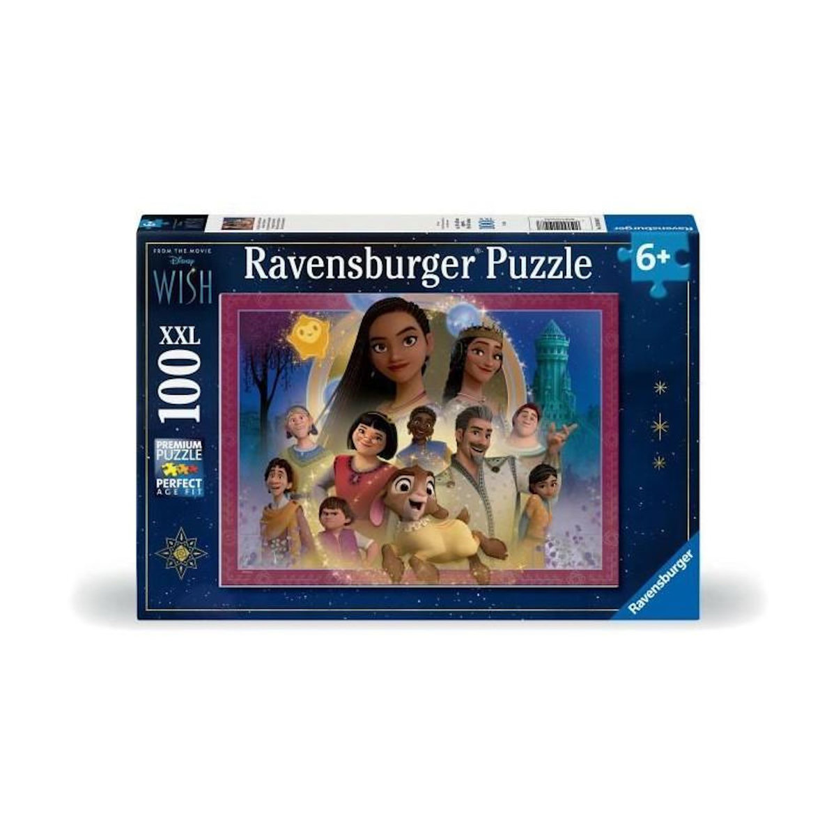 RAVENSBURGER Puzzle 100 pièces XXL - Disney Wish, Le Royaume des Souhaits - Ravensburger - Dès 6 ans