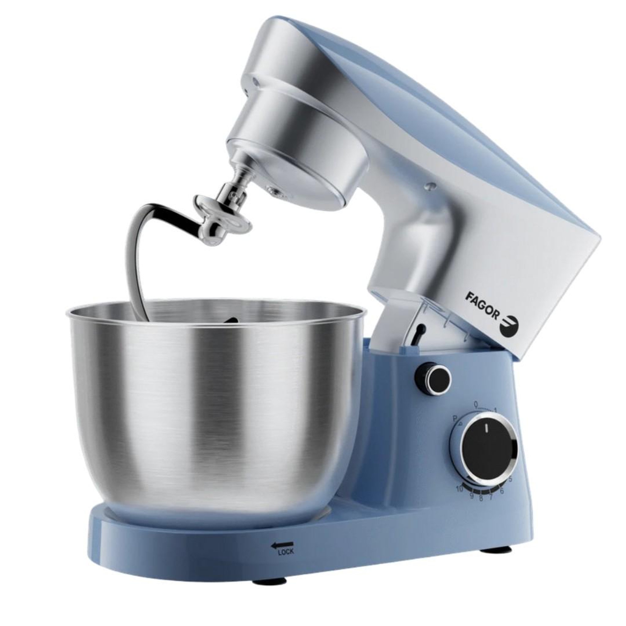 Voir la diapositive 5 : Fagor Robot pâtissier 1500w 6l bleu - fg4519
