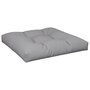 Voir la diapositive 2 : VIDAXL Coussin de palette gris 70x70x12 cm tissu
