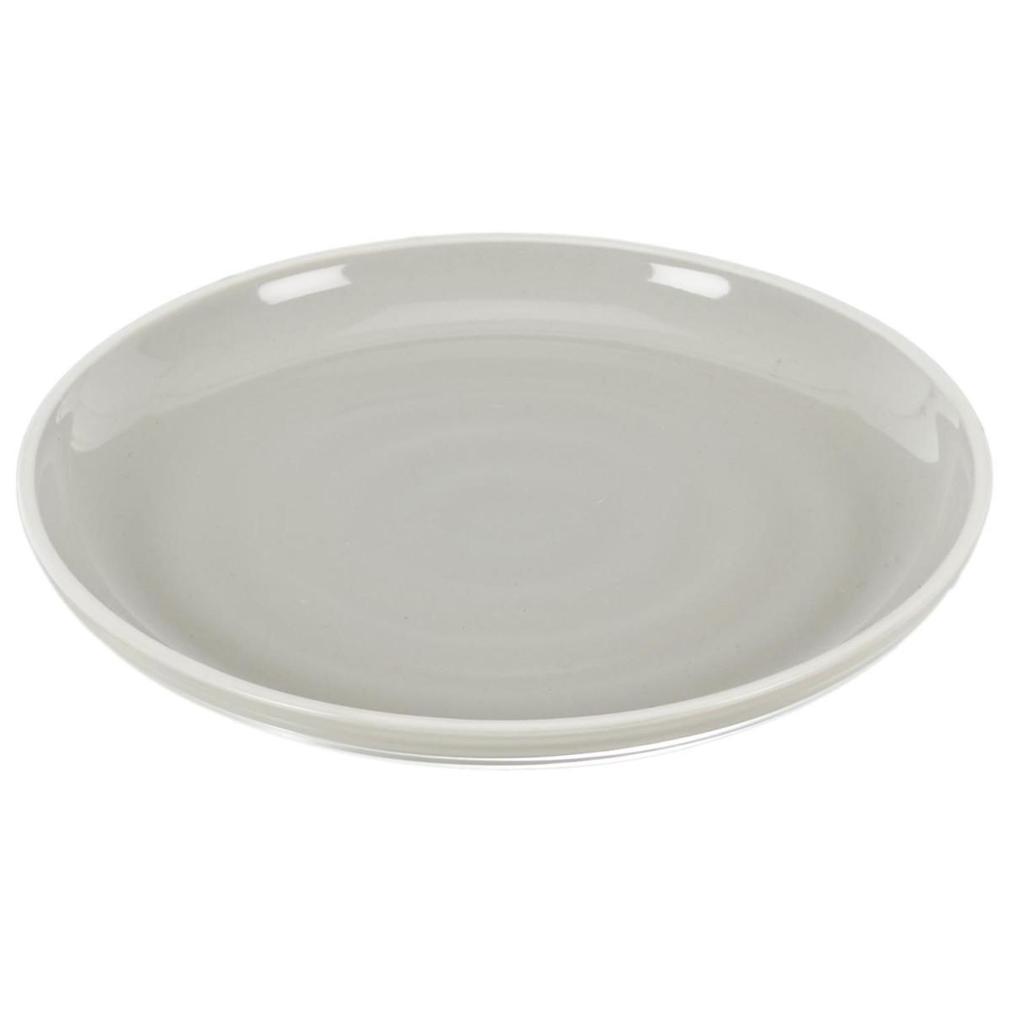 Voir la diapositive 2 : The Home Deco Factory Lot de 6 Assiettes à Dessert  Bicolore Mania  20cm Gris