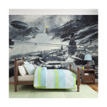 Paris Prix Papier Peint  Winter in Russia. Coloris disponibles : Multicolore