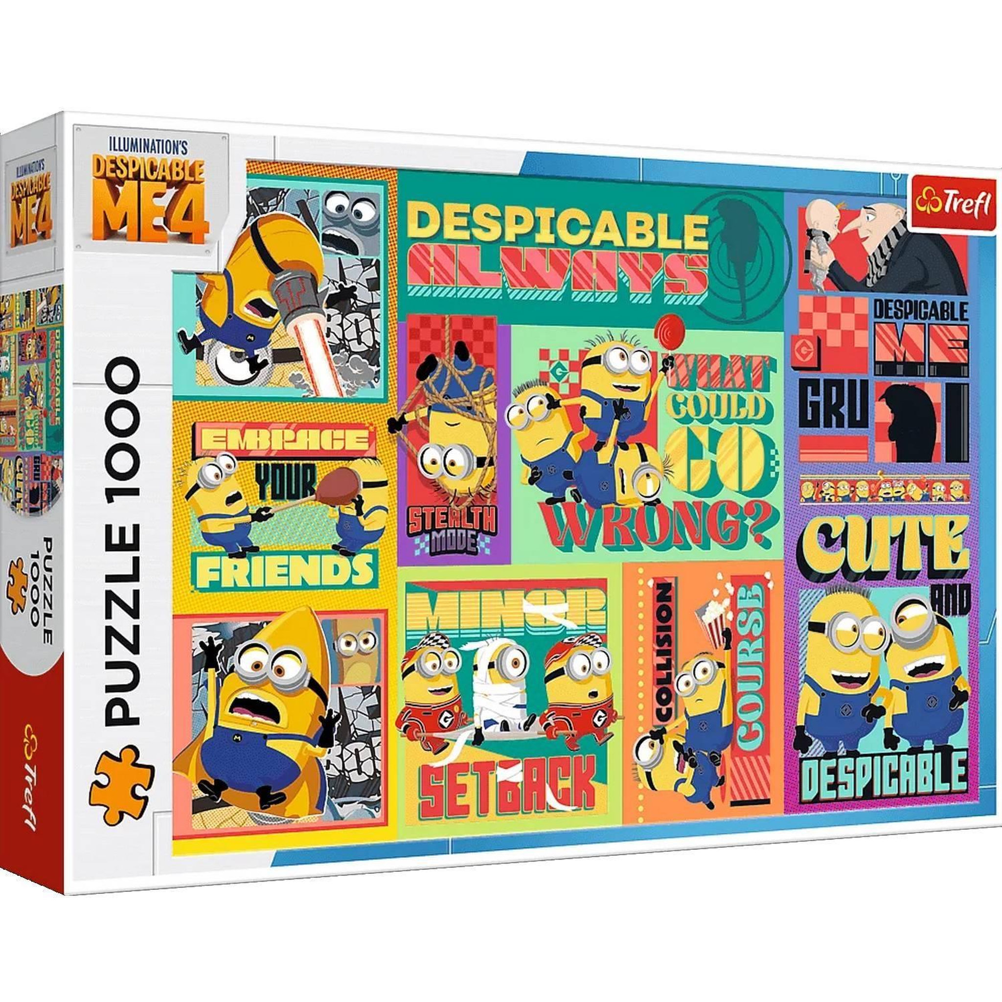 Voir la diapositive 2 : Trefl Puzzle 1000 pièces : Moi, moche et méchant 4
