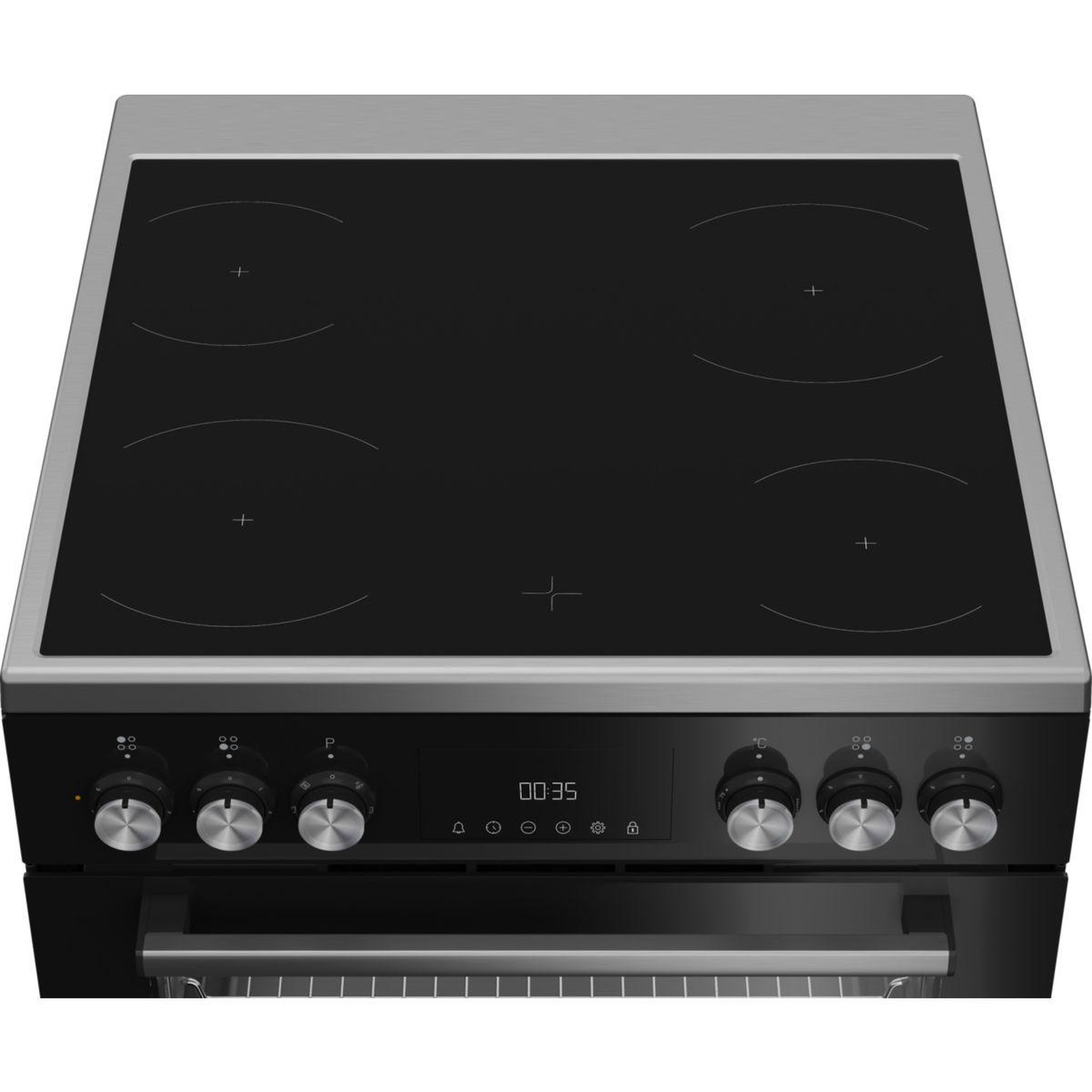 Voir la diapositive 4 : Beko Cuisinière vitrocéramique fbe67301xcs