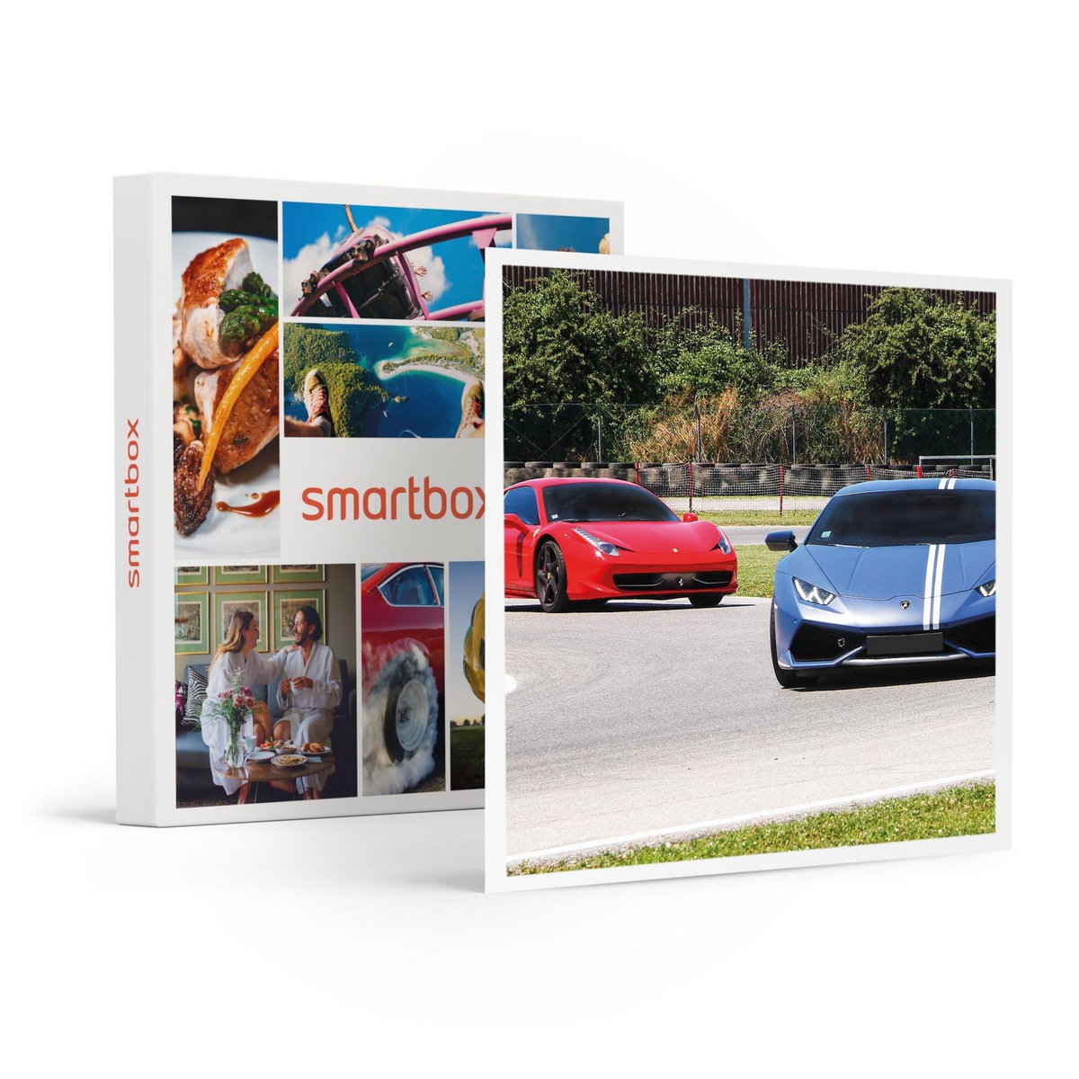 Smartbox Session de pilotage de 2 voitures de sport lors de 3 tours sur circuit - Coffret Cadeau Sport & Aventure