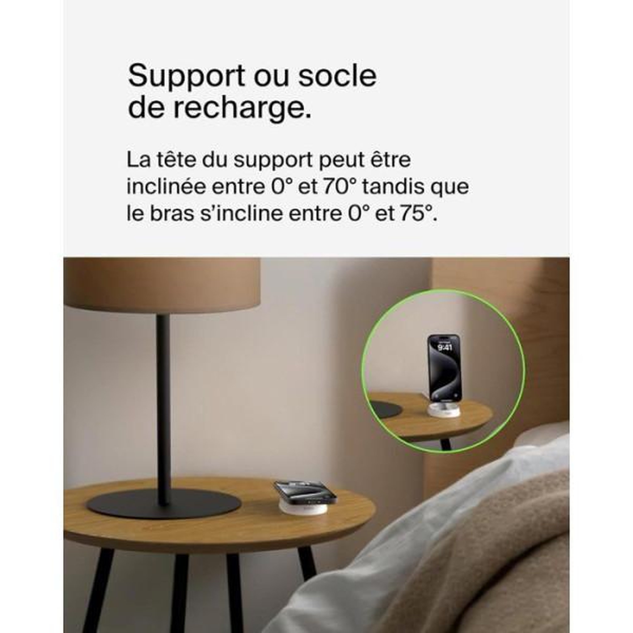 Voir la diapositive 5 : Belkin Belkin boostcharge pro smartphone blanc secteur recharge sans fil charge rapide intérieure