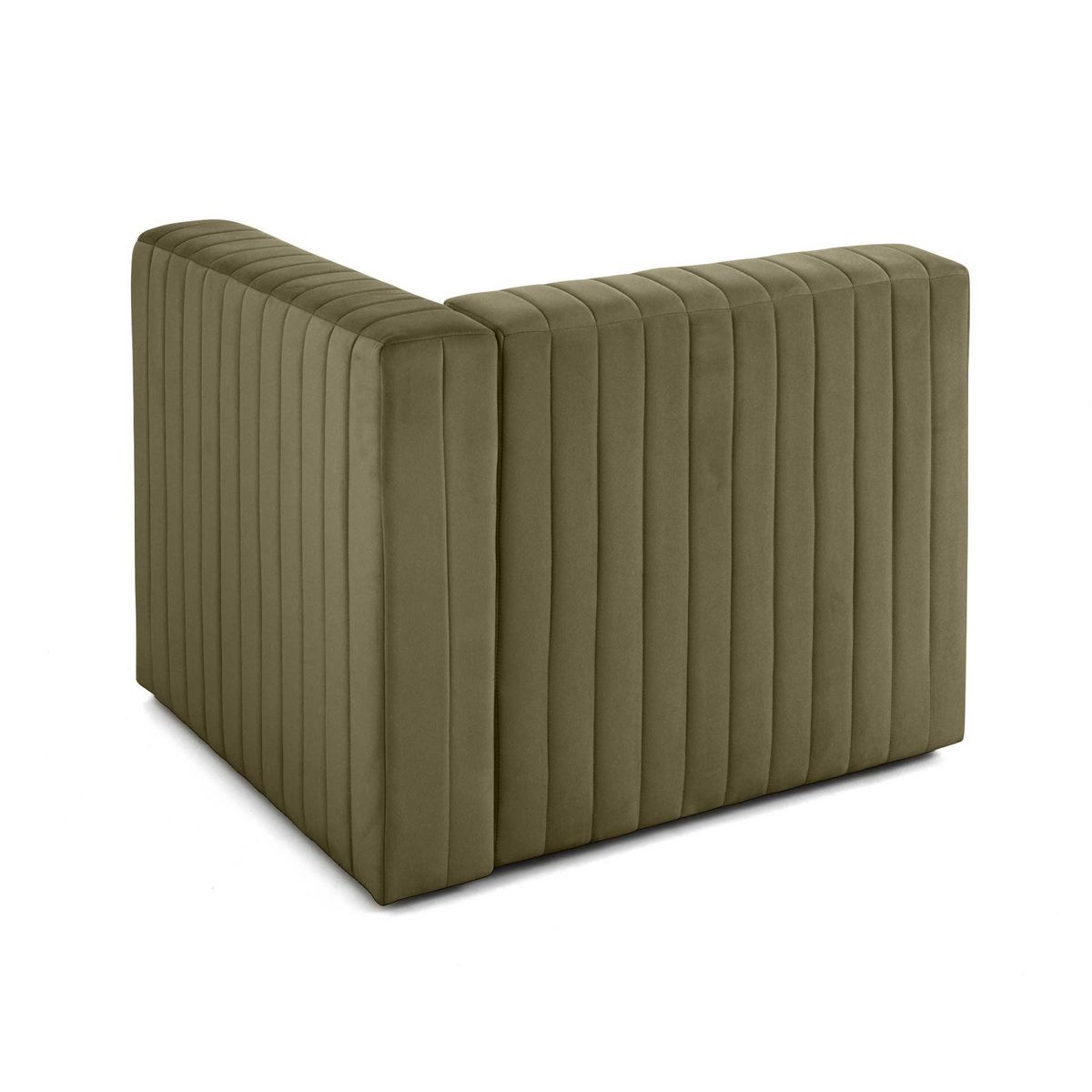 LISA DESIGN Nova - module d'assise droit - en velours