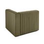 Voir la diapositive 4 : LISA DESIGN Nova - module d'assise droit - en velours
