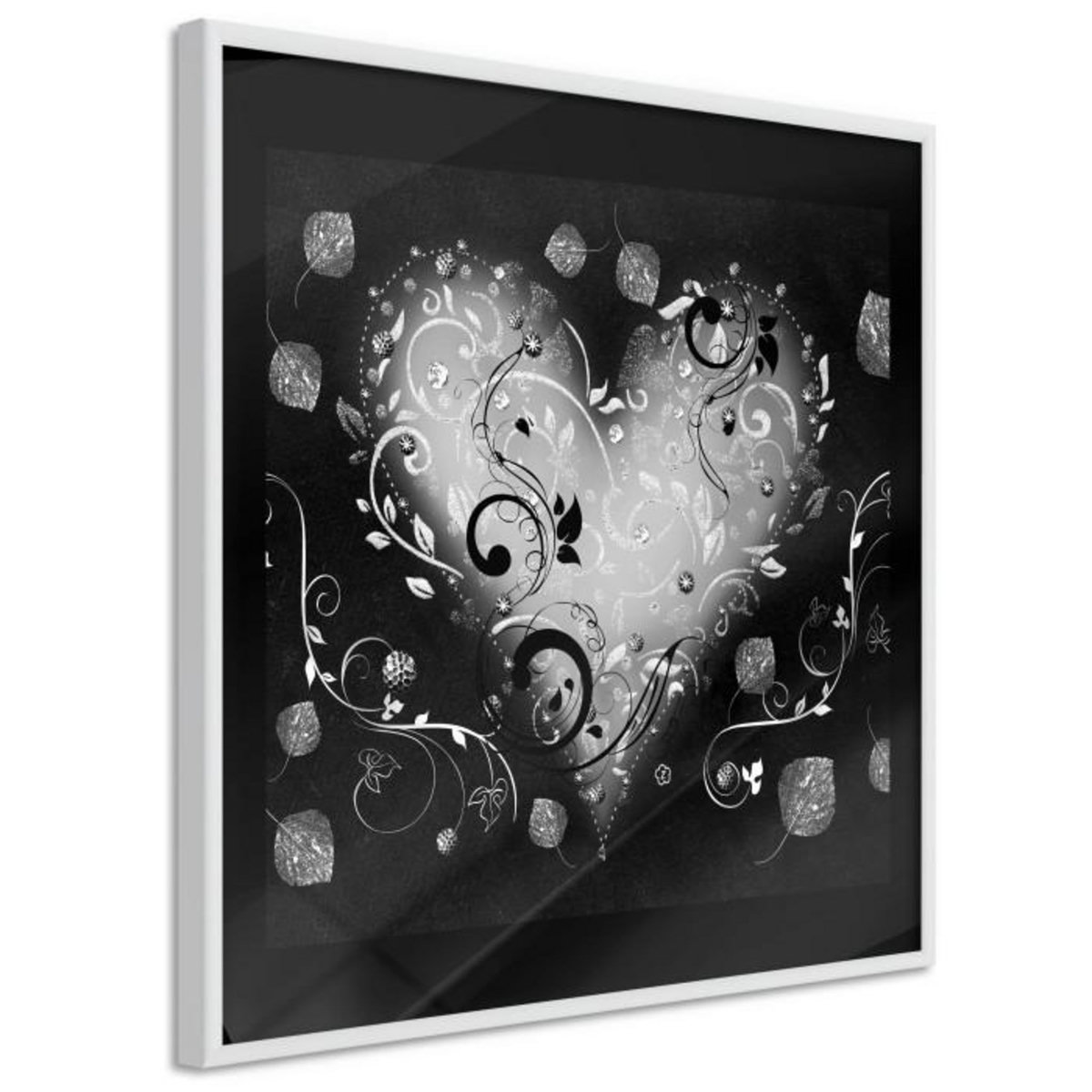 Paris Prix Affiche Murale Encadrée  Ornamented Heart